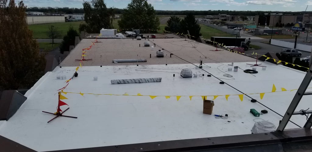 Commercial roof replacement in Middletown