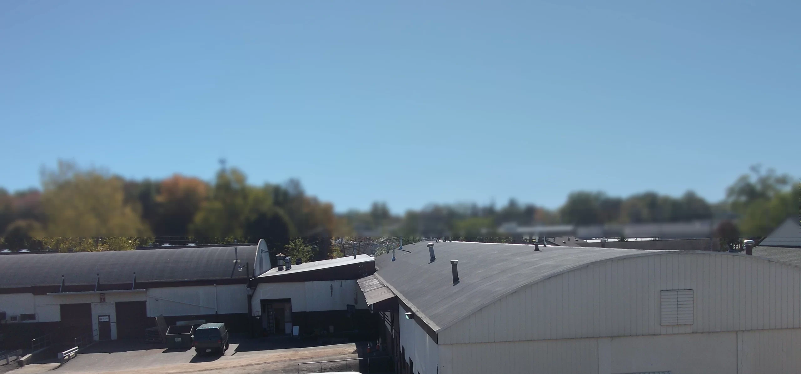 Barrel roof semi-annual maintenance inspection in Closter, NJ.